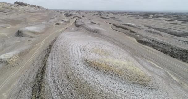 Dune Del Deserto Sabbia Vista Aerea — Video Stock