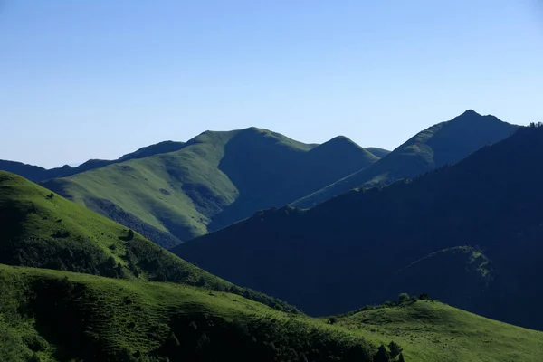 Vysokohorská Krajina Pastvinách — Stock fotografie