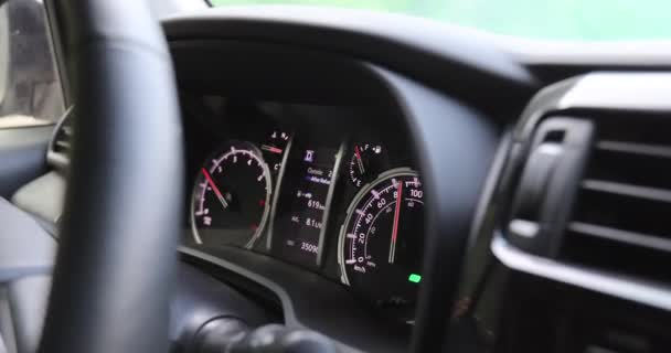 View Car Interior Car Driving Concept — Stock Video