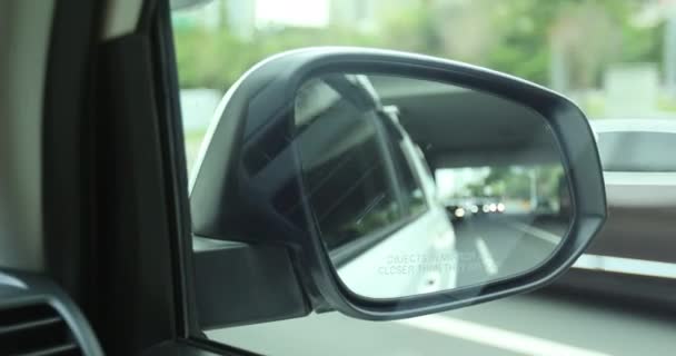 Carro Condução Rua Cidade — Vídeo de Stock