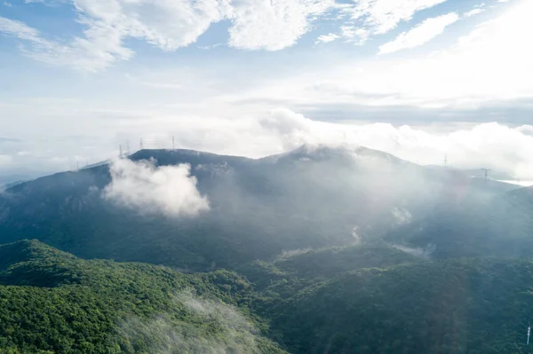 Aerial View Mountain Landscape Shenzhen City China — Stock Photo, Image