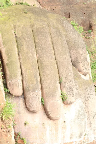 Grande statua buddha a Leshan, Sichuan, Cina — Foto Stock