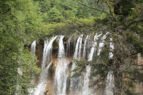 Waterfall at jiuzhaigou national park in china — Stock Photo, Image