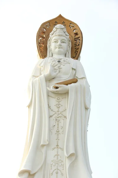 Statua Miłosierdzia nad morzem w miejscowości świątyni bogini — Zdjęcie stockowe