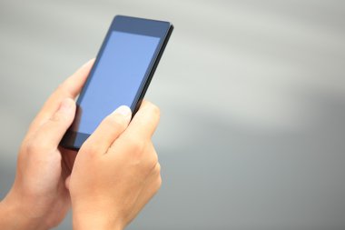 kadın el kullanım akıllı telefon