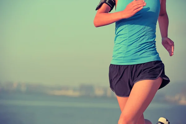 Atleta corridore in corsa — Foto Stock