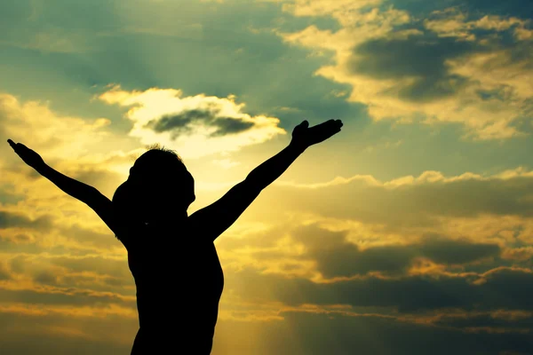 Healthy yoga woman meditation — Stock Photo, Image