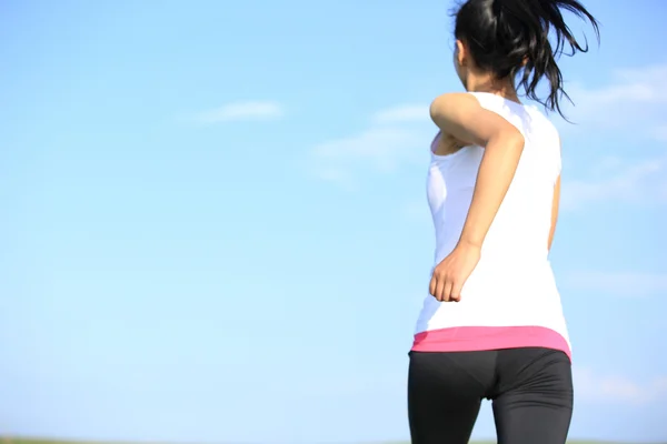 Runner athlete running . — Stock Photo, Image