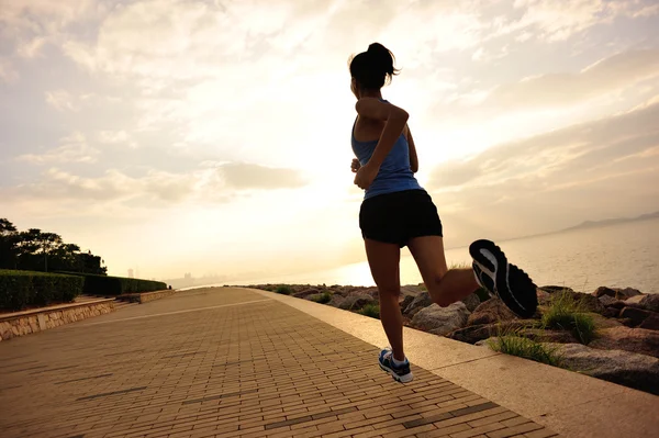 Atleta corridore in corsa — Foto Stock