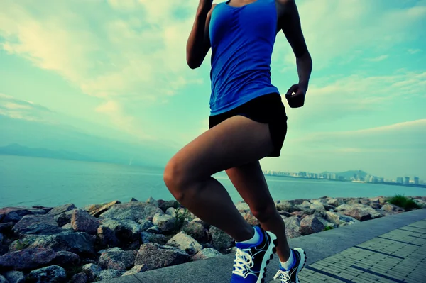 Runner atleet uitgevoerd — Stockfoto