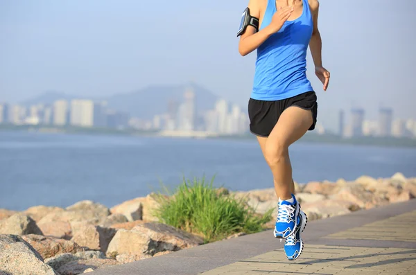 Atleta corridore in corsa — Foto Stock