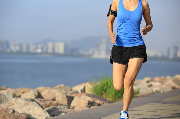 Atleta corridore in corsa — Foto Stock