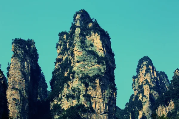 Paysage montagneux du parc national de Zhangjiajie, Chine — Photo