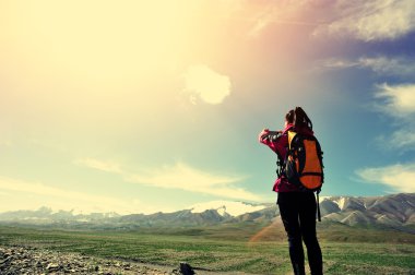 Kadın turist, tibet, Çin