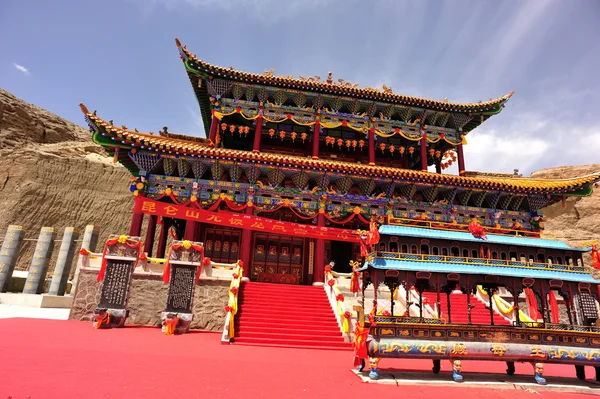 在西藏，中国寺庙 — 图库照片