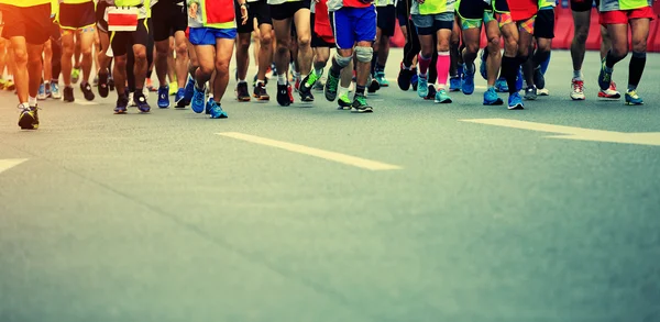 Marathonläufer im Fitness-Wettkampf — Stockfoto