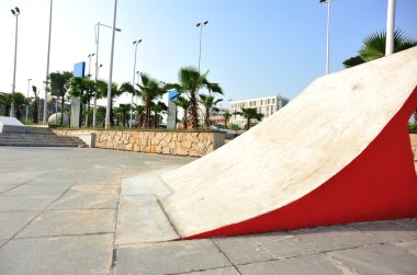 Modern skatepark rampalar