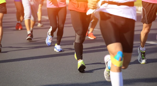 Marathonläufer im Fitness-Wettkampf — Stockfoto