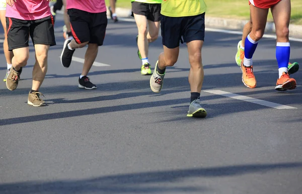 Athlètes marathoniens en forme — Photo