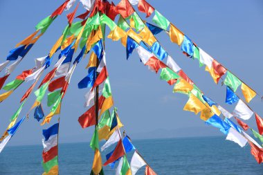 Budist Tibet dua bayrakları