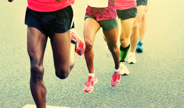 Athlètes marathoniens en forme — Photo