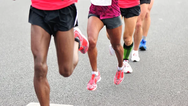 Atletas de maratona competindo em fitness — Fotografia de Stock
