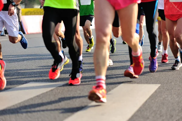 Maraton sportowców konkurujących w fitness — Zdjęcie stockowe