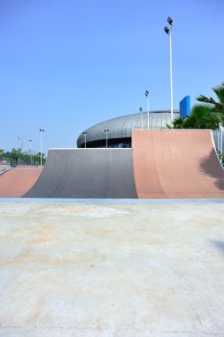 Modern skatepark rampalar