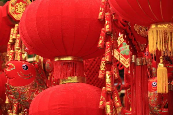 Chinees decor lantaarns — Stockfoto