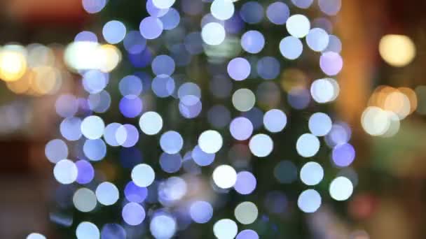 Fondo luces de Navidad — Vídeos de Stock