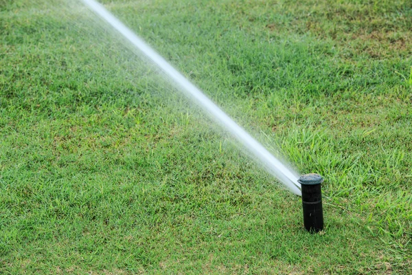 Irrigation turf stadium — Stock Photo, Image