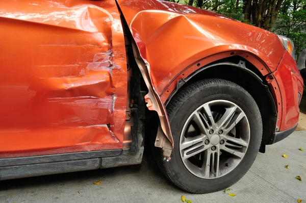 Car after accident — Stock Photo, Image