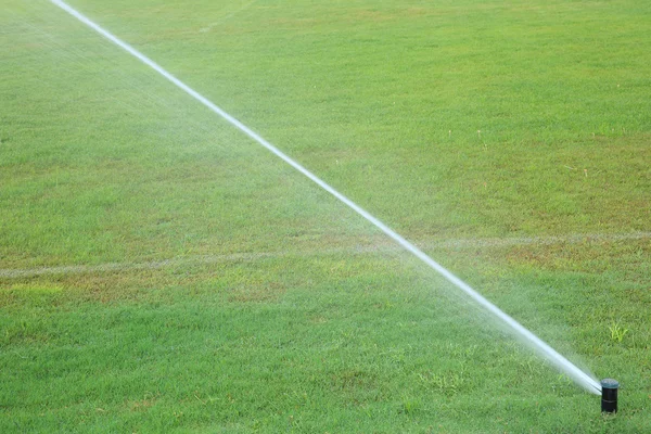 Irrigation turf stadium — Stock Photo, Image