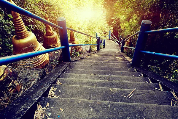 Mountain stone stairs — Stock Photo, Image