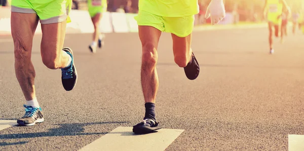 Carrera de maratón — Foto de Stock