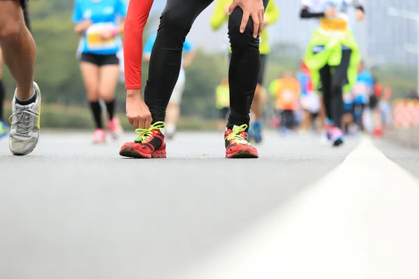 Maraton Koşu yarışı — Stok fotoğraf