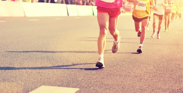 Běžecký závod maratónu — Stock fotografie