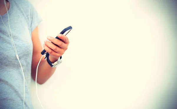 Asian woman use smartphone — Stock Photo, Image