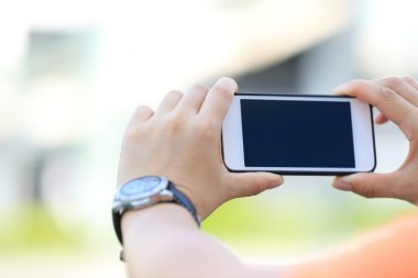 eller kadın akıllı telefon kullanma