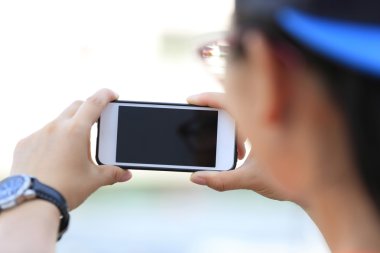 eller kadın akıllı telefon kullanma