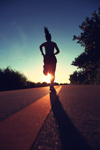 fitness woman running