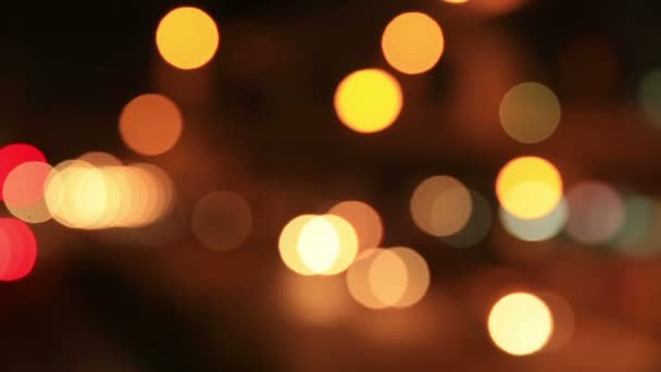 Fond de lumières de ville 