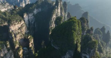 Zhangjiajie Ulusal Orman Parkı, Çin 'de güzel bir manzara.        