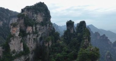 Zhangjiajie Ulusal Orman Parkı, Çin 'de güzel bir manzara.        