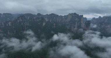 Zhangjiajie Ulusal Orman Parkı, Çin 'de güzel bir manzara.        