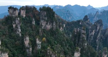 Zhangjiajie Ulusal Orman Parkı, Çin 'de güzel bir manzara.