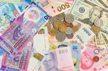 Uluslararası para birimi arka plan