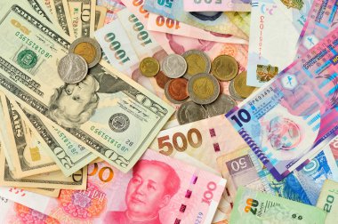 Uluslararası para birimi arka plan