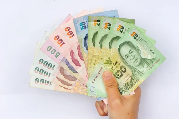 El ile para banknot — Stok fotoğraf