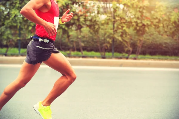 Erkek maraton koşucusu — Stok fotoğraf